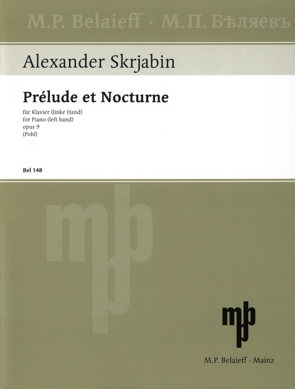 Skrjabin: Prélude et Nocturne op. 9 (Piano Linker Hand)