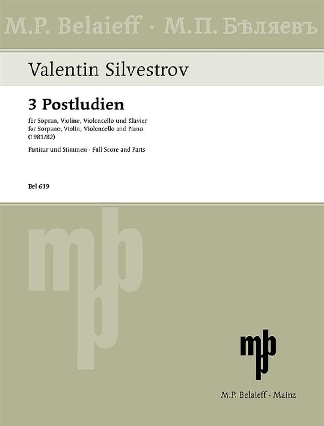 Valentin Silvestrov: Drei Postludien