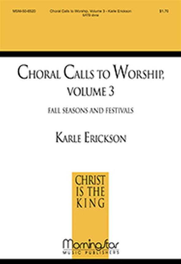 Choral Calls to Worship, Volume 3