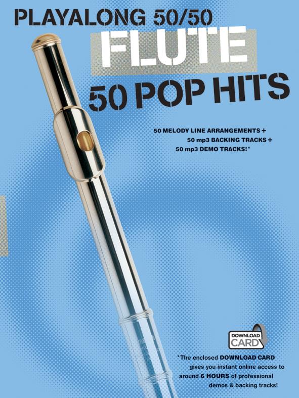 Play-Along 50/50: Flute - 50 Pop Hits