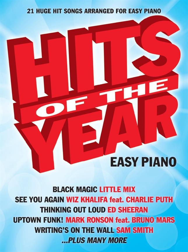 Hits of the Year 2015 (Easy Piano)