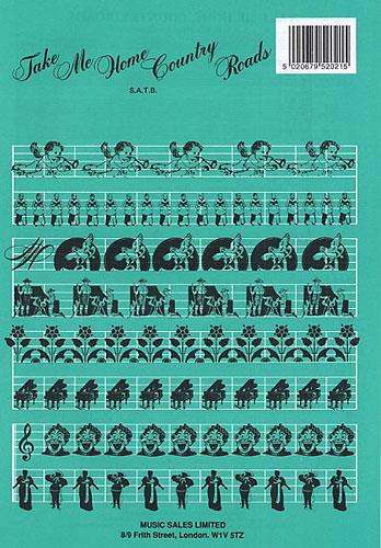 Bill Danoff: Take me home country roads (SATB)
