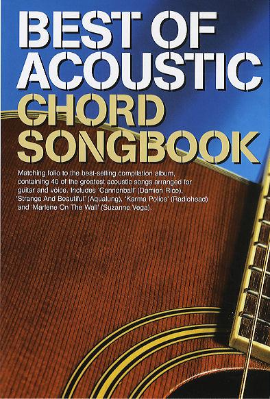 Best Of Acoustic: Guitar Chord Songbook