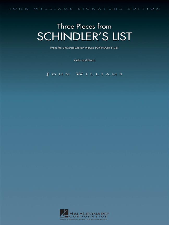 John Williams: Three Pieces from Schindler's List for Violin and Piano