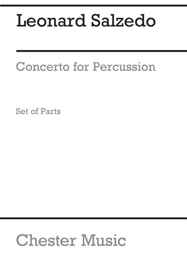 Salzedo: Concerto For Percussion Op. 74 (1969)  Pts