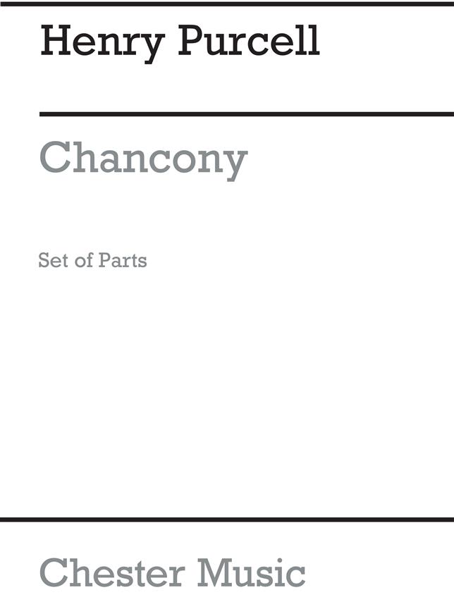 Purcell: Chacony In G Minor For Strings (Parts)