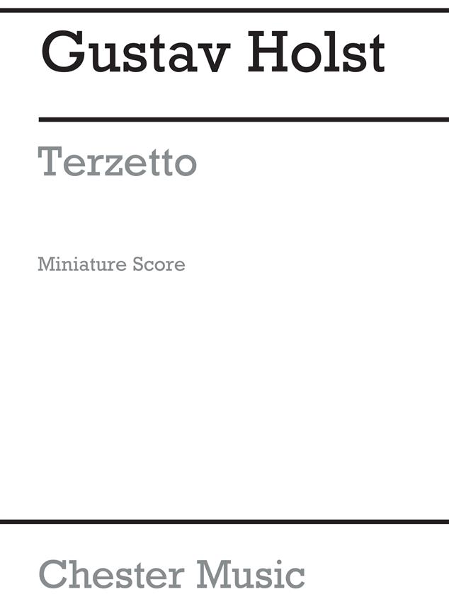 Gustav Holst: Terzetto (Miniature Score)