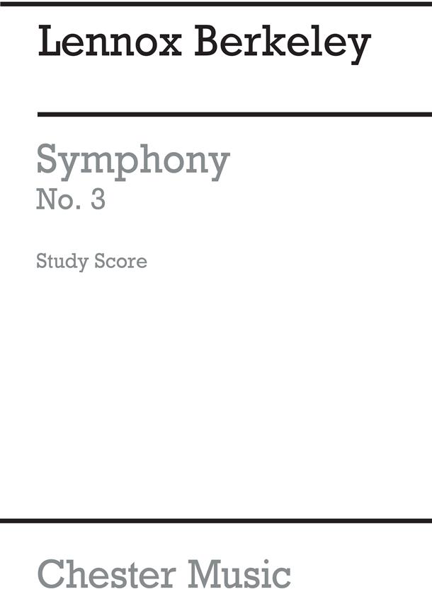 Lennox Berkeley: Symphony No.3 Op.74 (Miniature Score)