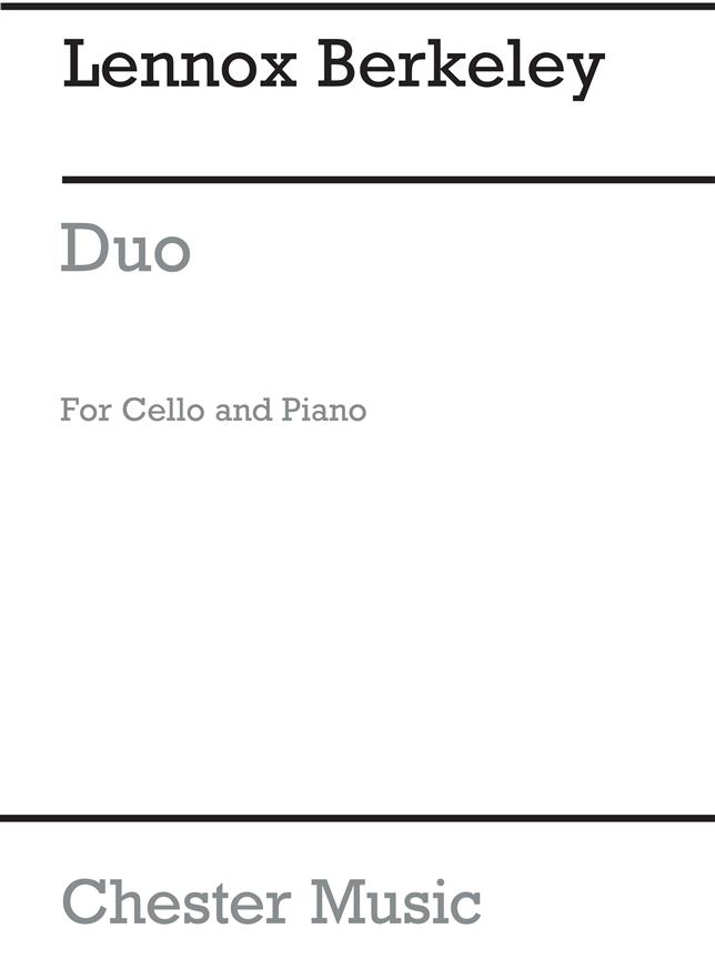 Lennox Berkeley: Duo Op.81 No.1 For Cello And Piano