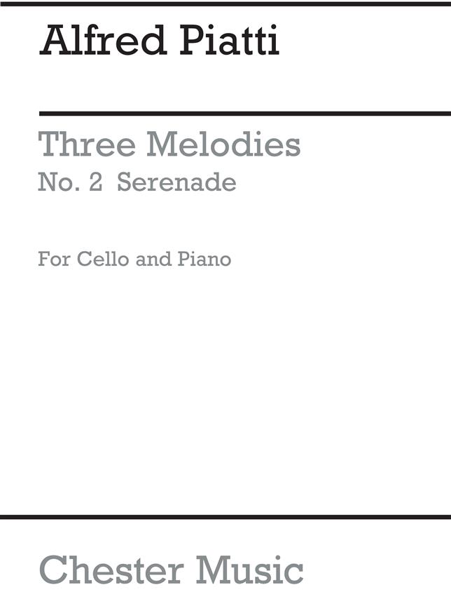 Schubert: Serenade From Three Melodies Cello/Piano (Arr Piatti)