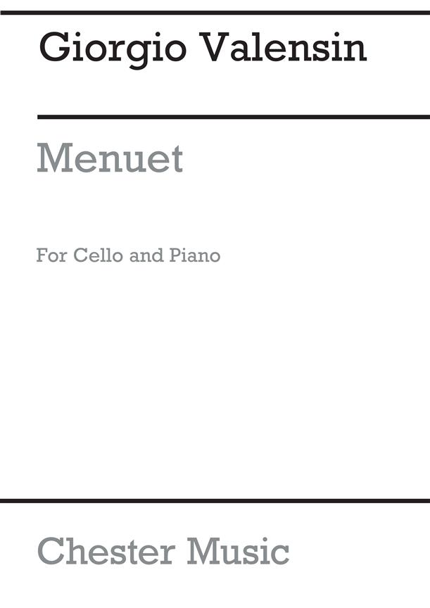 Valensin: Minuet for Cello and Piano