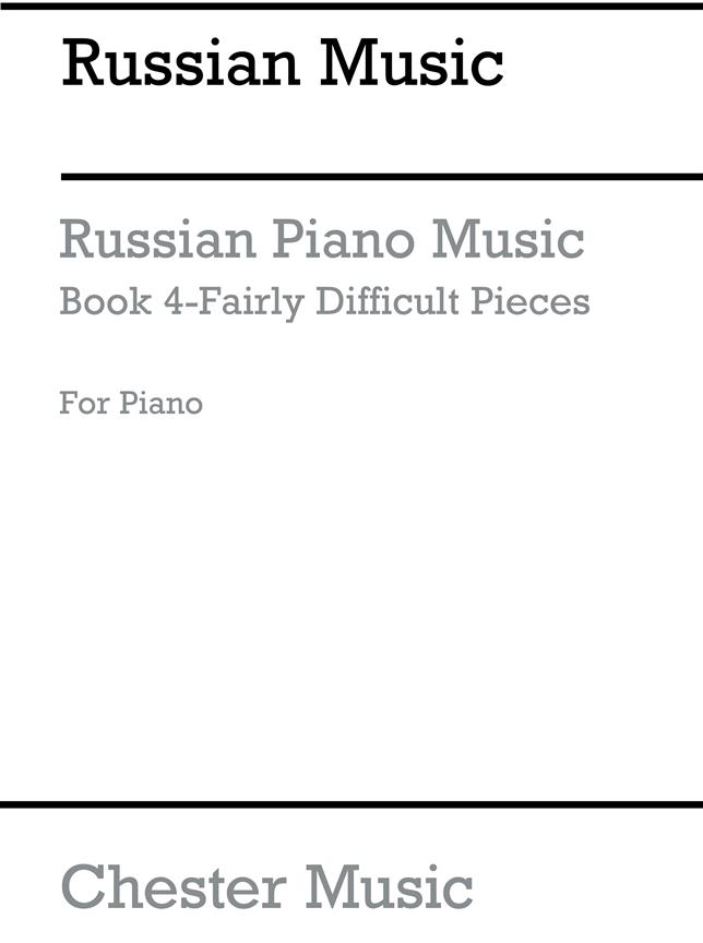 Russian Music For Piano: Book 4