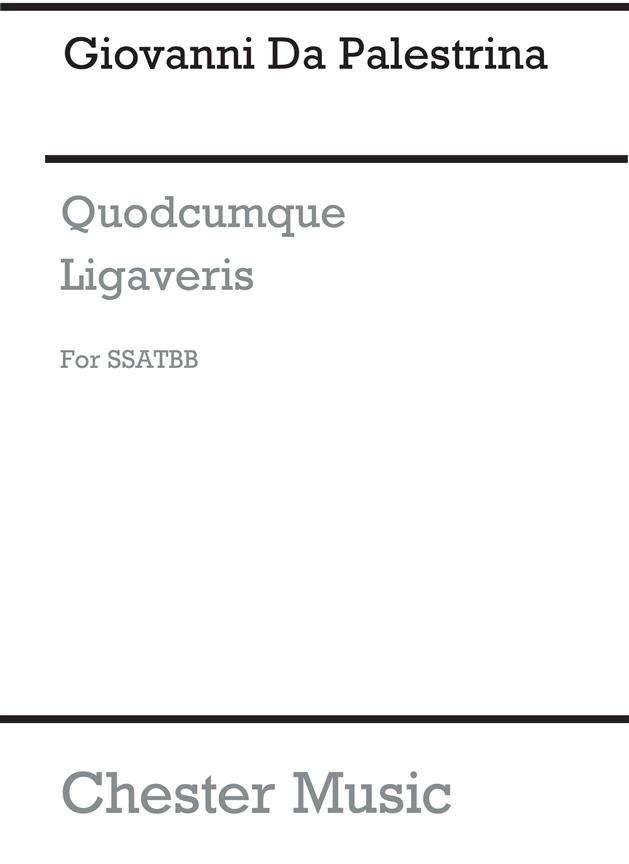 Giovanni Palestrina: Quodcumque Ligaveris (SSATBB)