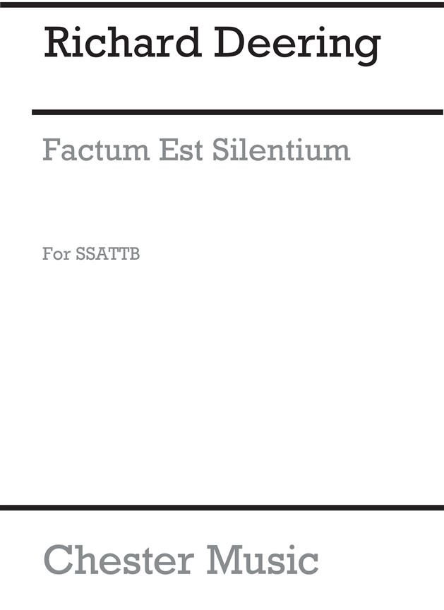 Richard Dering: Factum Est Silentium