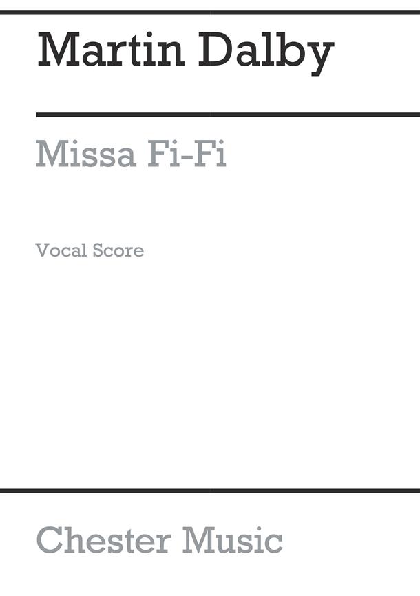 Dalby: Missa Fi-fi  (Vocal Score)