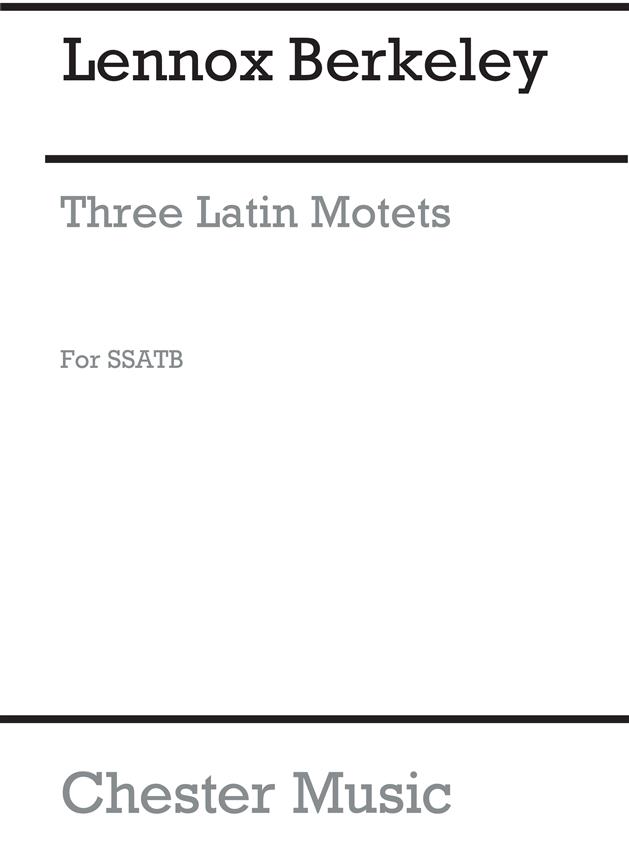 Lennox Berkeley: Three Latin Motets Op.83 No.1