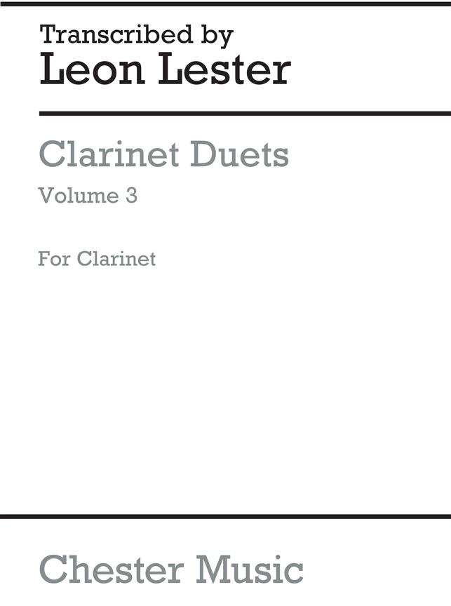 Clarinet Duets Volume 3