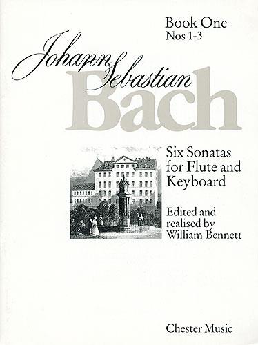 Bach:  Six Sonatas for Flute And Keyboard Book One Nos. 1-3