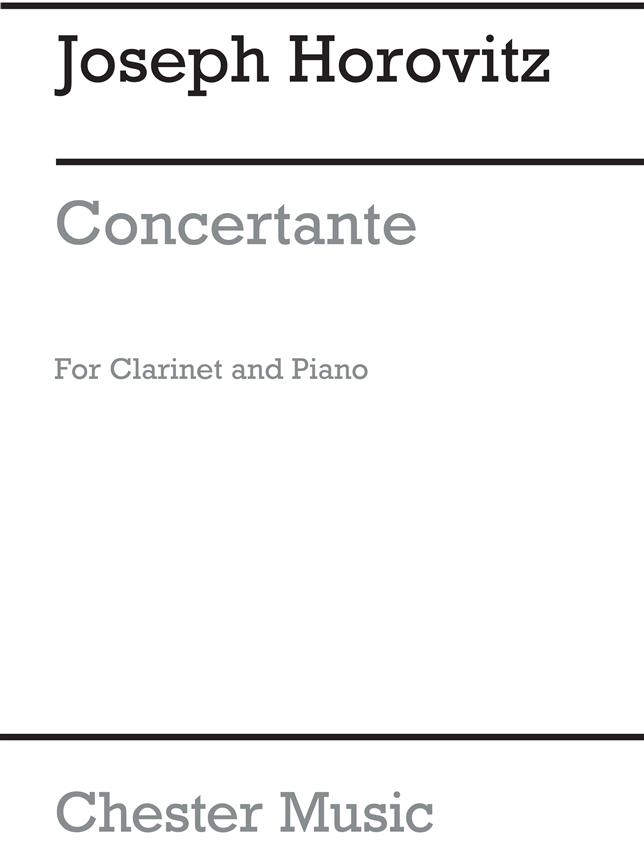 Joseph Horovitz: Concertante (Clarinet/Piano)