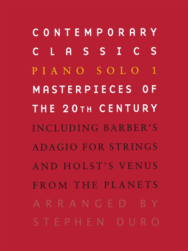 Contemporary Classics: Piano Solo 1