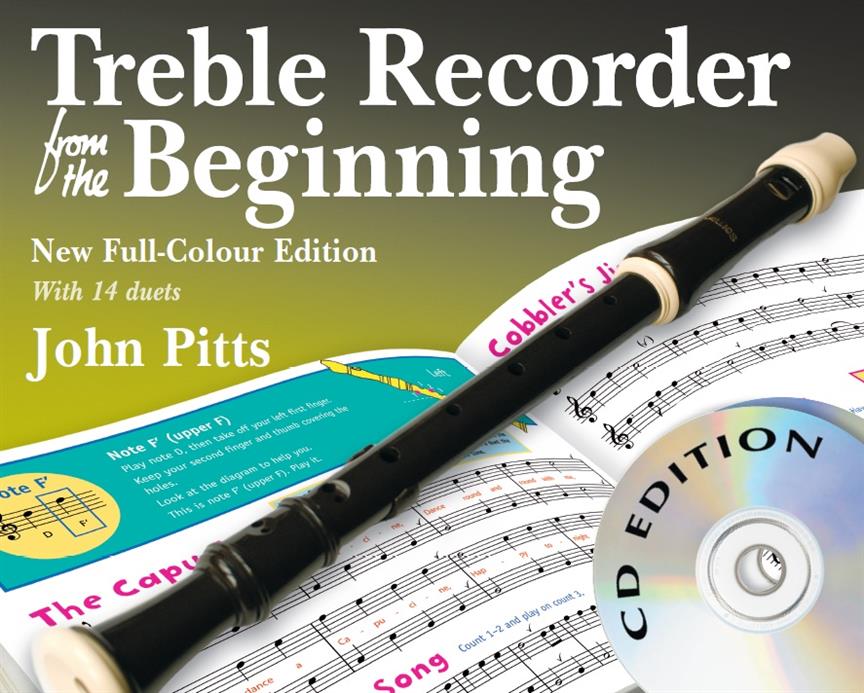 John Pitts: Treble Recorder From The Beginning - Book/Cds (Revised Full-Colour Edition)