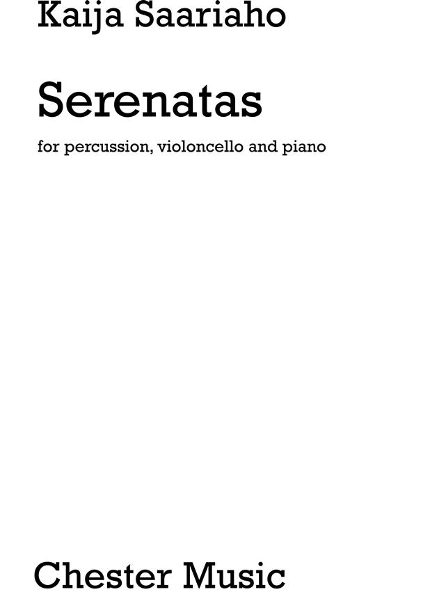 Kaijka Saariaho: Serenatas (Score and Parts)