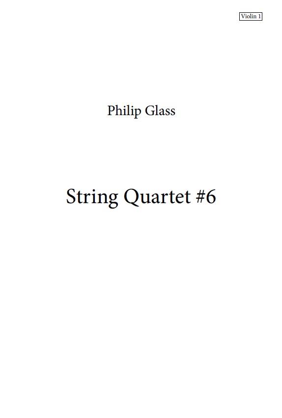 String Quartet No. 6