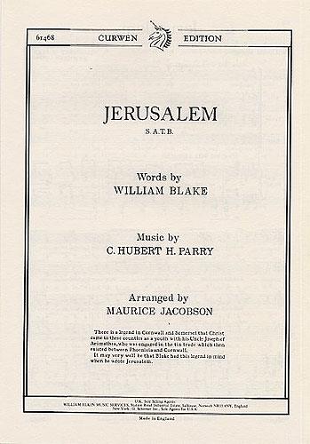 Hubert Parry: Jerusalem (SATB)