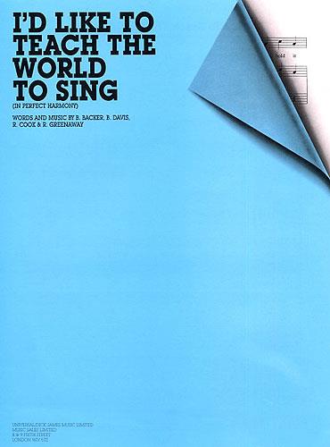 I'd Like To Teach The World To Sing (PVG)