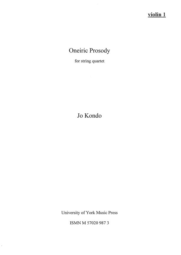 Oneiric Prosody