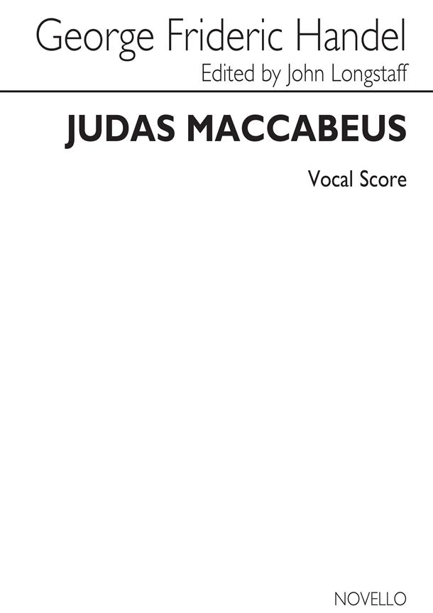 George Frideric Handel: Judas Maccabeus (Mozart) (Vocal score)