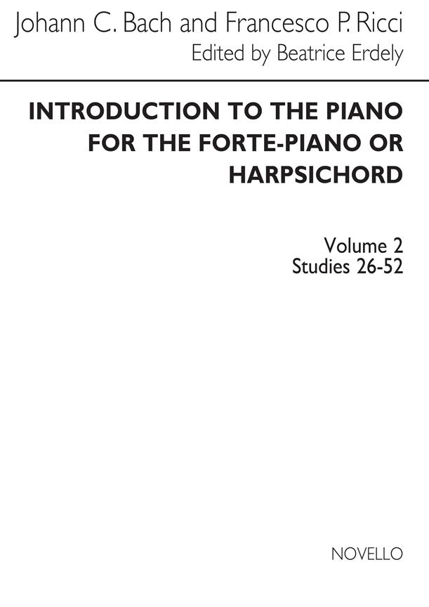 J.C. Bach And F.P. Ricci: Introduction To The Piano Volume Two