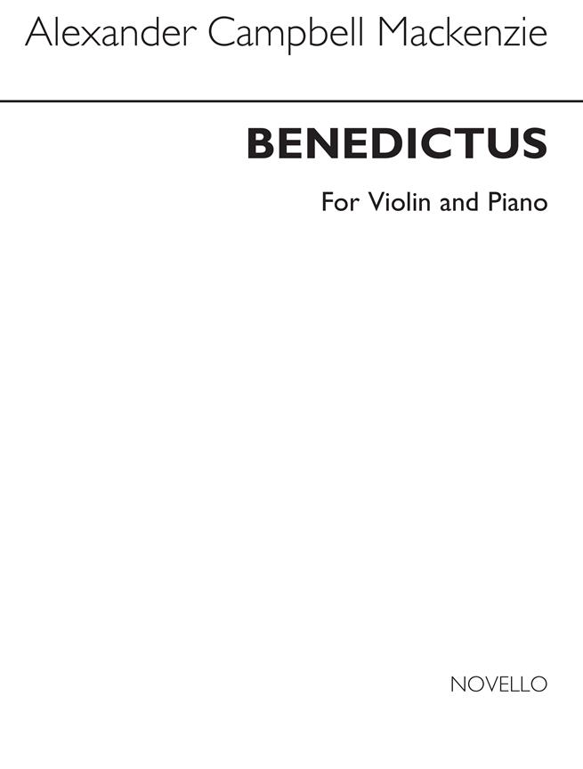 Mackenzie: Benedictus for Violin and Piano