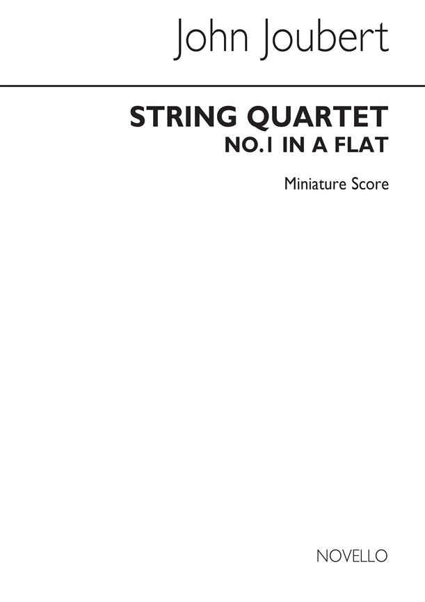 String Quartet No.1 In A Flat (Miniature Score)