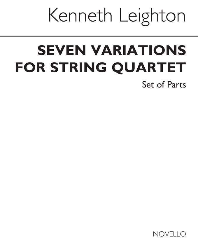 Seven Variations fuer String Quartet Op.43 (Parts)