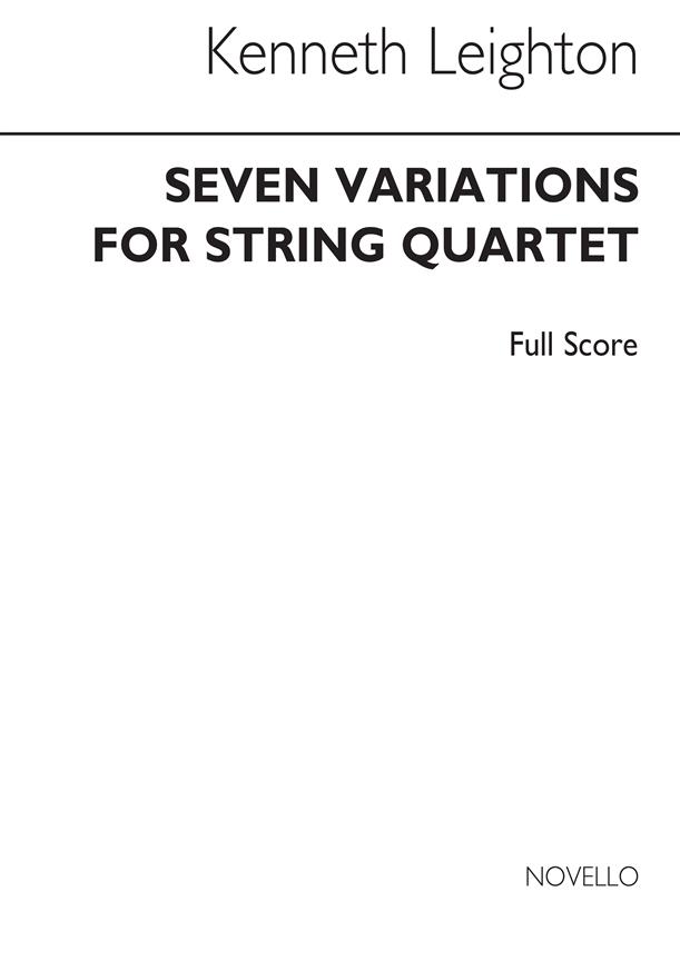 Seven Variations fuer String Quartet Op.43