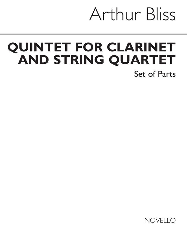 Quintet For Clarinet And Strings (Parts)