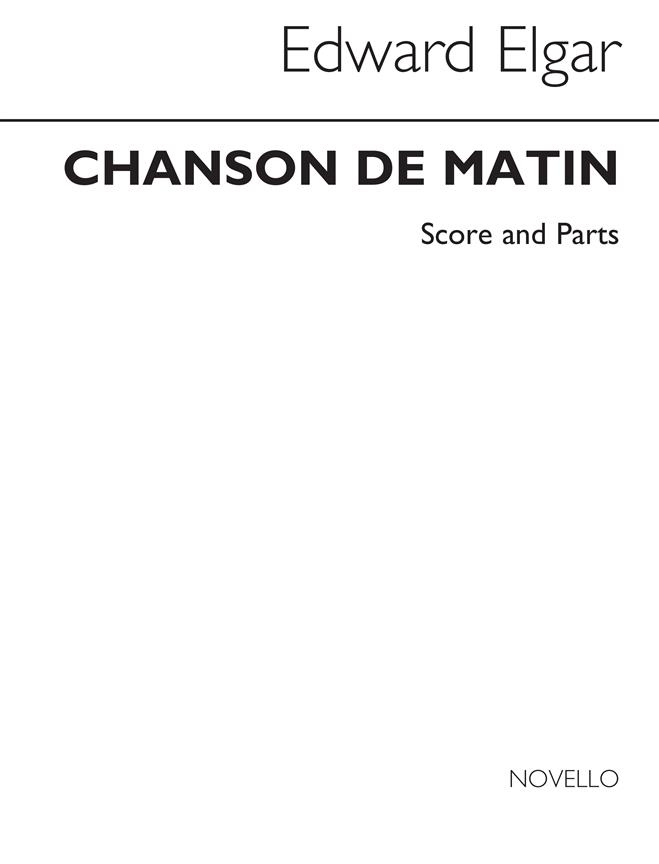 Elgar Chanson De Matin