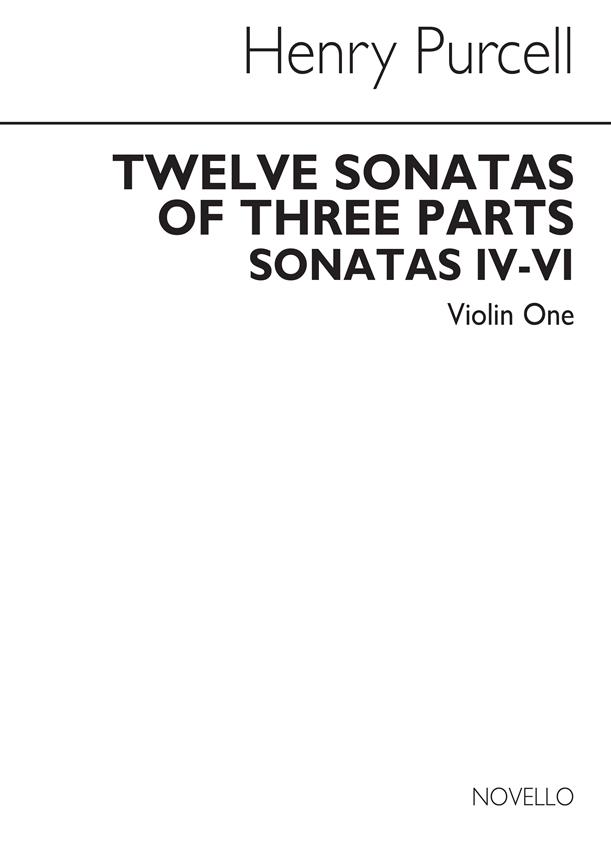 12 Sonatas Of Three Parts For Violin 1(Sonatas IV-VI)