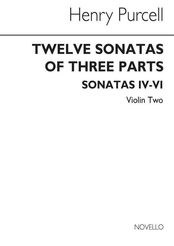 12 Sonatas Of Three Parts For Violin 2(Sonatas IV-VI)