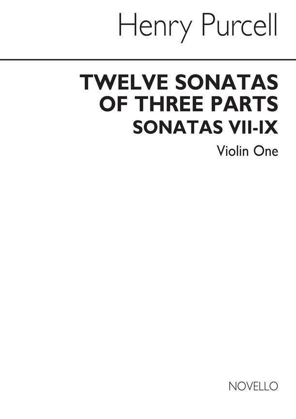 12 Sonatas Of Three Parts For Violin 1(Sonatas VII-IX)