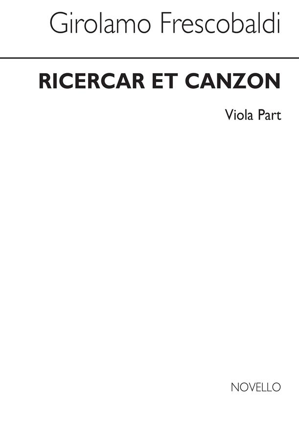 Ricercar Et Canzon - Viola