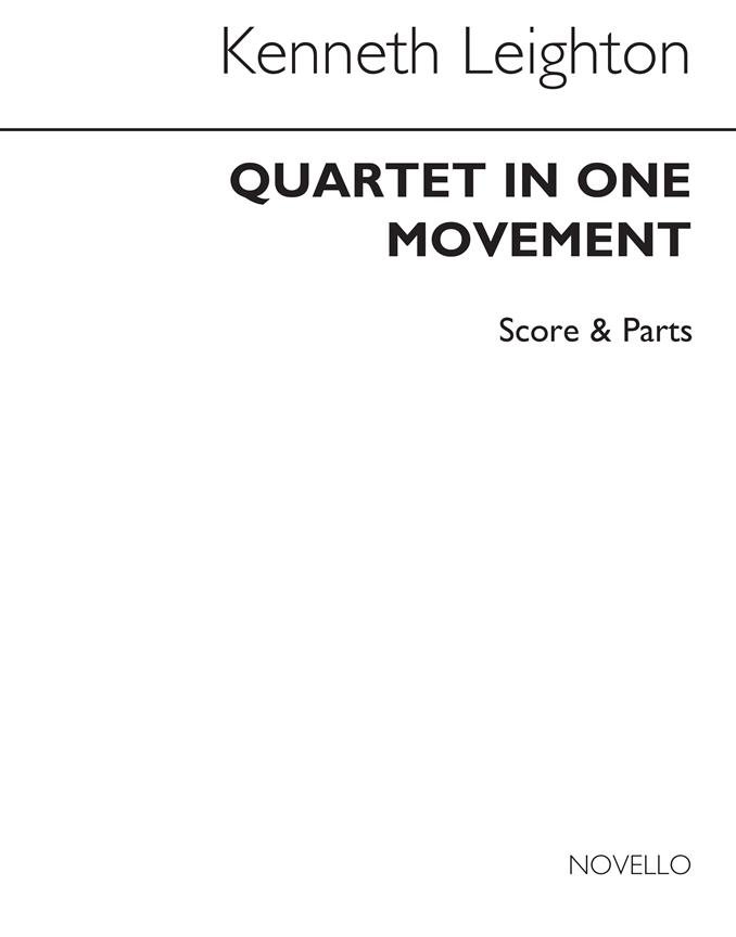 Piano Quartet In One Movement