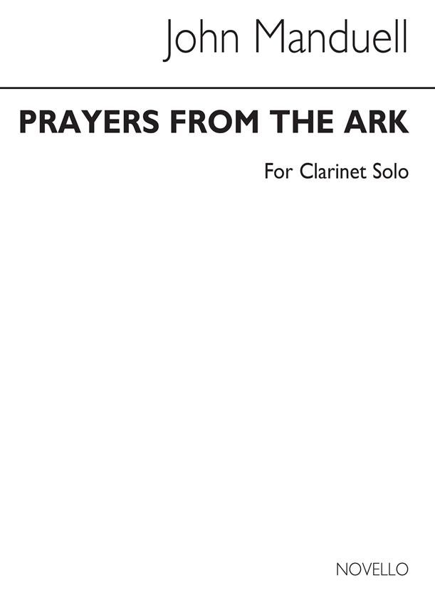 Prayers From The Ark fuer Solo Clarinet