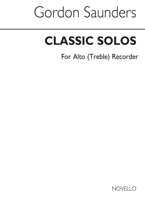 Classical Solos fuer Treble Recorder