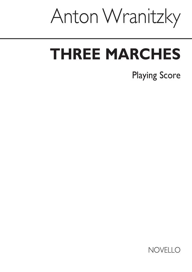 Three Marches fuer Three Clarinets (Player's Score)