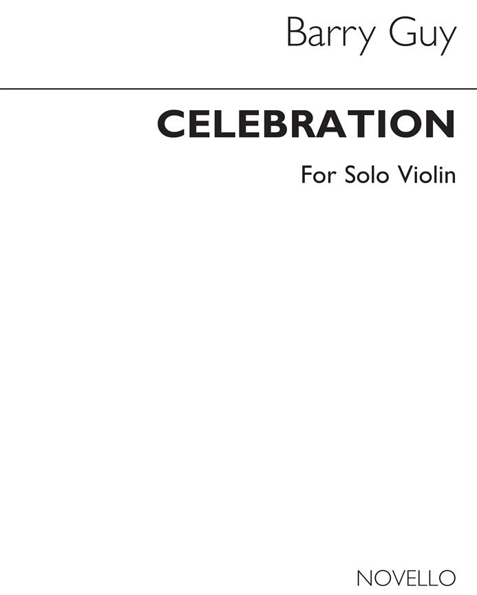 Celebration fuer Unaccompanied Violin