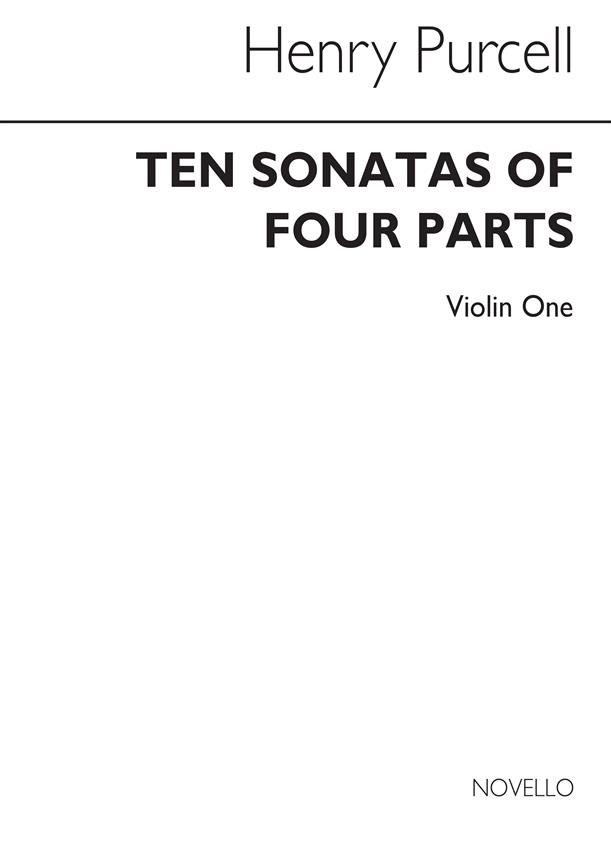 10 Sonatas Of Four Parts For Violin 1(Sonatas I-IV)