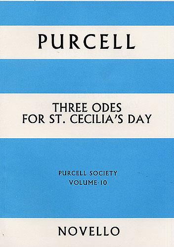 Purcell Society Volume 10 - Three Odes For St. Cecilia's Day (Full Score)