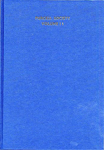 Purcell Society Volume 11(Birthday Odes For Queen Mary Part 1 (Cloth Bound))